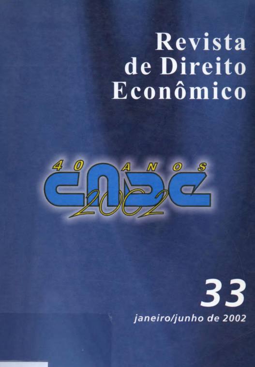 Visualizar v. 33 (2002): Revista de Direito Econômico